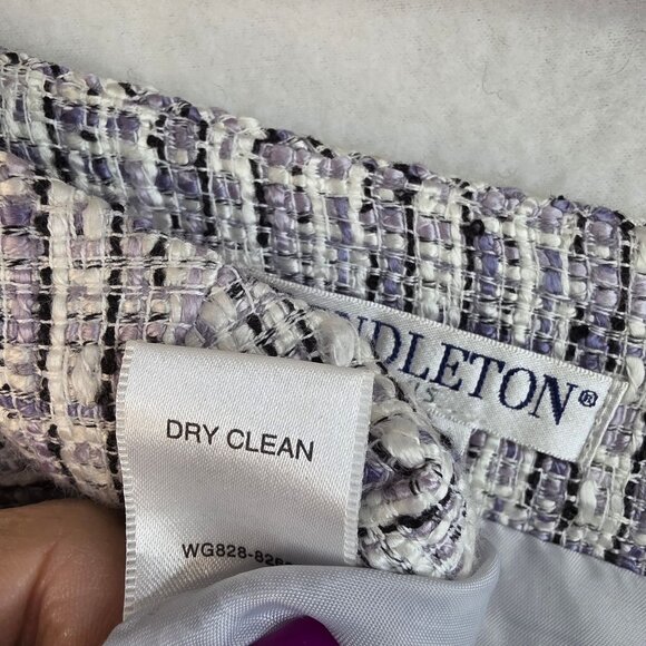 Pendleton Tweed Plaid Pencil Skirt Plus Size 20W Retroglam Careerchic Ivy League - Picture 8 of 11